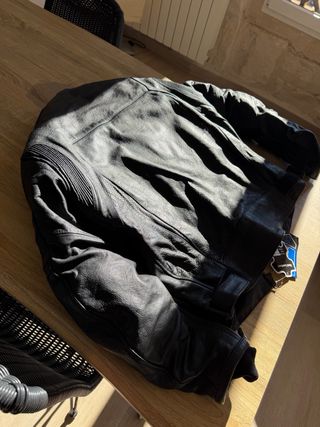 Chaqueta de cuero para moto