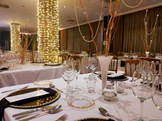 Bajoplato espejo cristal dorado