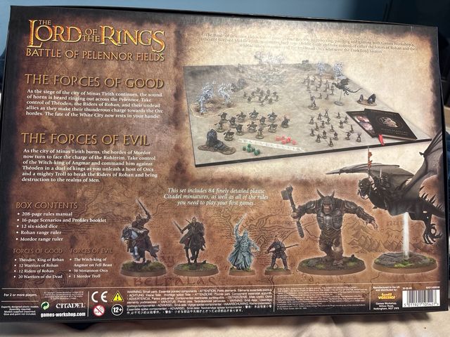 LOTR Battaglia dei Campi di Pelennor - Gioco da tavolo