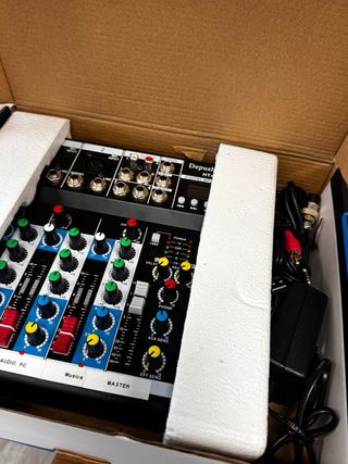 Depusheng HT4 Mixer audio portatile