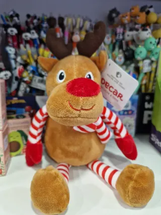 Peluche Renna Natale Morbido