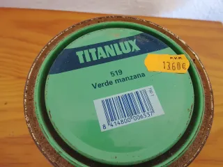 Esmalte Titanlux Verde Manzana 519