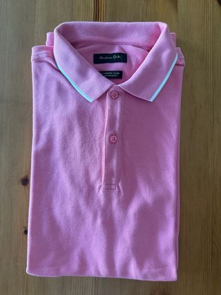 Polo Massimo Dutti Rosa Talla M