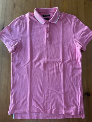 Polo Massimo Dutti Rosa Talla M