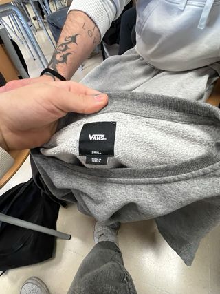 Sudadera Vans Gris Talla S
