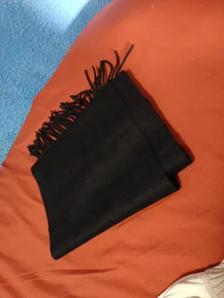 Sciarpa nera da uomo