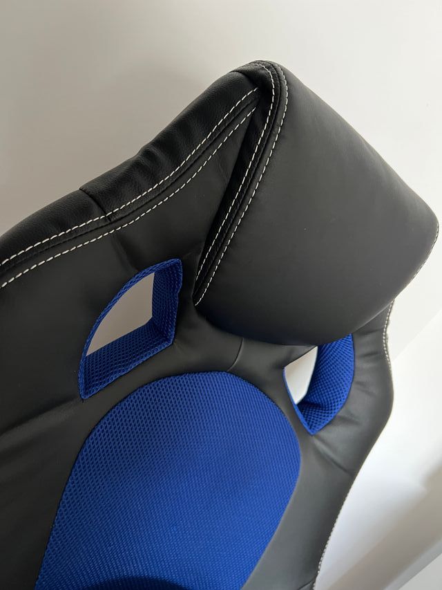 Silla Gaming Negra y Azul