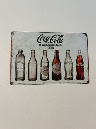 Chapa Coca-Cola Vintage Bottiglie