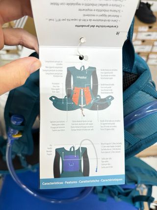 Mochila Columbia IZKI 4 Naranja/Turquesa