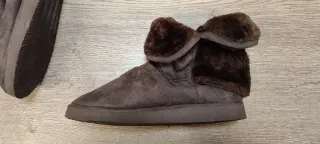 Botines piel vuelta marrones