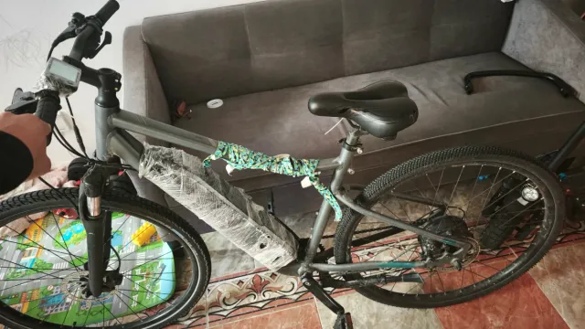 Bicicleta Eléctrica Gris