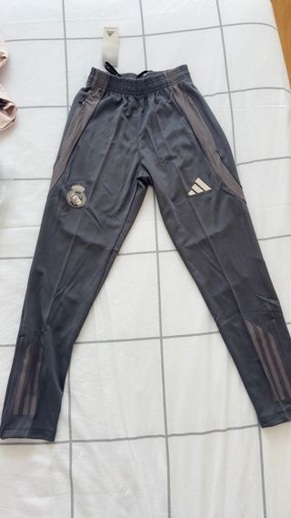 Chándal Real Madrid Adidas Beige/Gris