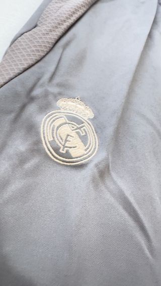 Chándal Real Madrid Adidas Beige/Gris