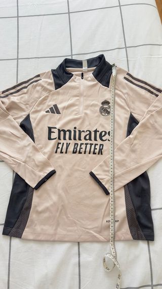 Chándal Real Madrid Adidas Beige/Gris