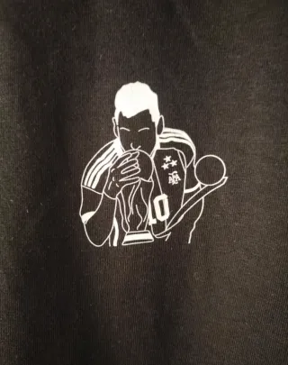 Camiseta Messi Copa del Mundo Negra