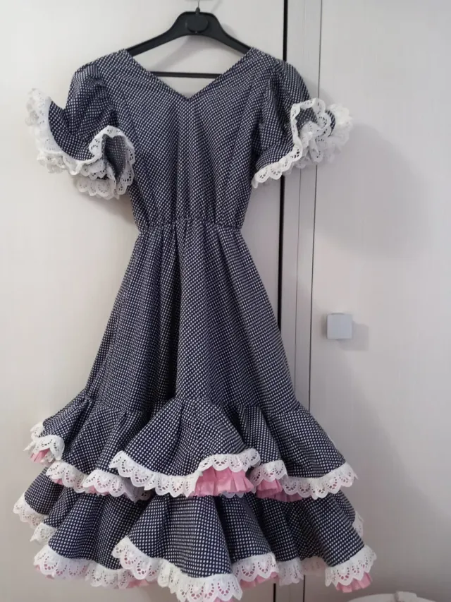 Vestido de flamenca volantes