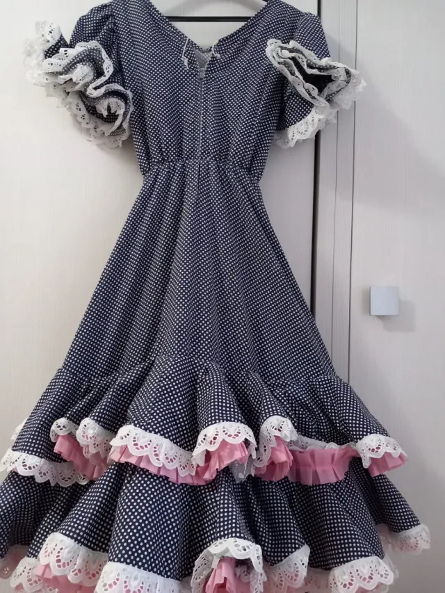 Vestido de flamenca volantes