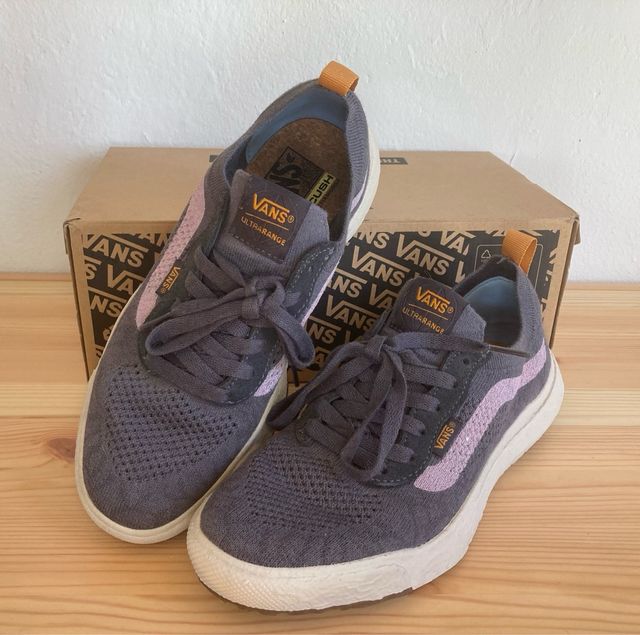 Zapatillas Vans Ultrarange Gris y Rosa