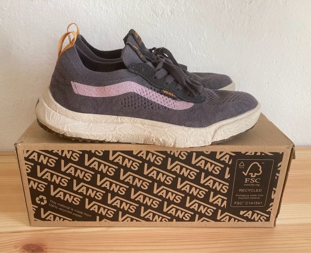 Zapatillas Vans Ultrarange Gris y Rosa