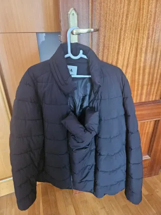 Chaqueta premamá acolchada negra Talla XL
