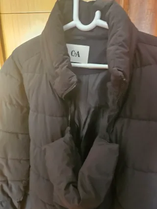 Chaqueta premamá acolchada negra Talla XL