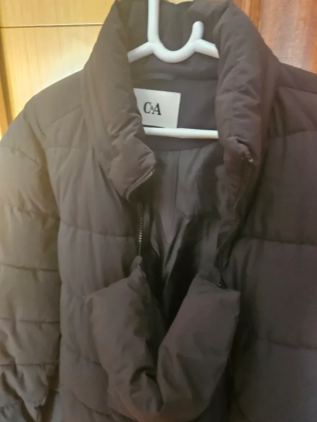 Chaqueta premamá acolchada negra Talla XL