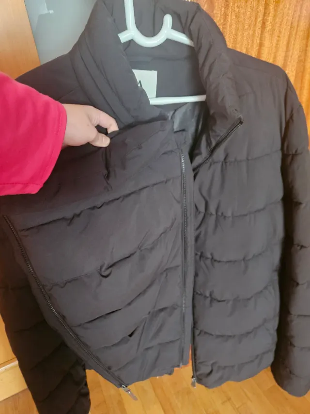 Chaqueta premamá acolchada negra Talla XL