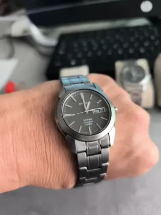 Reloj Seiko Sapphire Titanium 100M.original