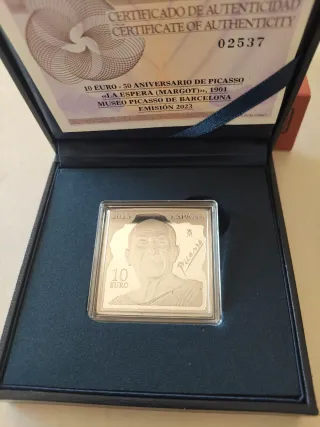Moneda 10 Euros Picasso 2023 Margot
