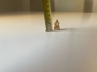 Reloj miniatura decoración casa muñecas