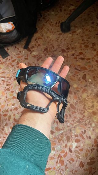 Gafas de esquí con funda