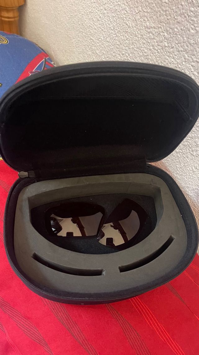 Gafas de esquí con funda