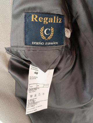 Americana hombre beige