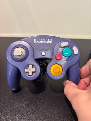 Nintendo GameCube Morado + Mando