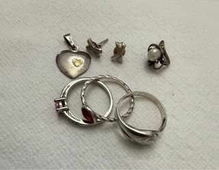 Lote de Joyería de Plata