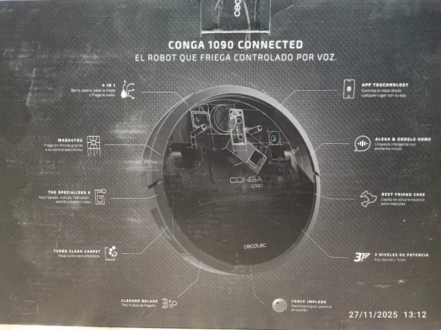 Robot Aspirador Cecotec Conga 1090