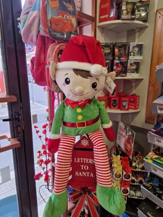 Peluche elfo natalizio