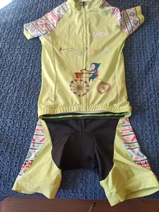 Conjunto Ciclismo Maillot y Culotte Infantil