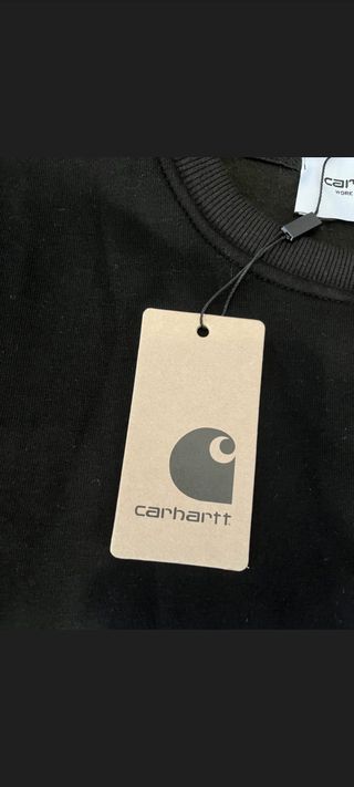 Sudadera Carhartt American Script Negra