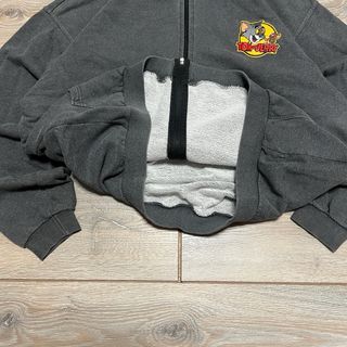 Custom Tom & Jerry Embroidered Patch Zipped Hoodie