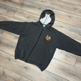 Custom Tom & Jerry Embroidered Patch Zipped Hoodie