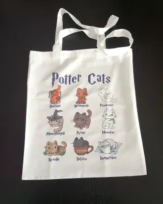 Bolso Tote Potter Cats
