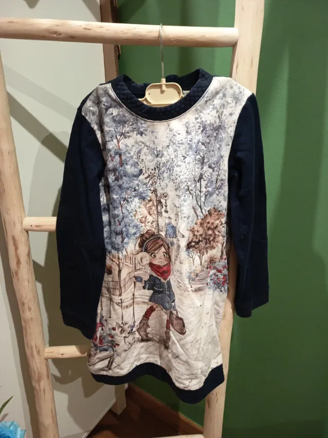 Abito per bambini stampato invernale