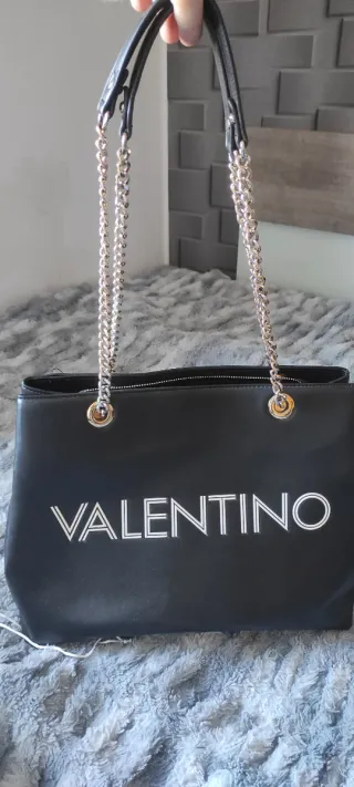 Bolso Valentino Negro Cadena