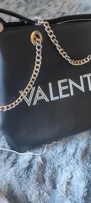 Bolso Valentino Negro Cadena