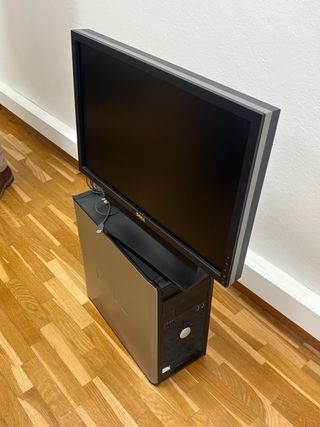 Torre Ordenador Pantalla DELL + raton y teclado