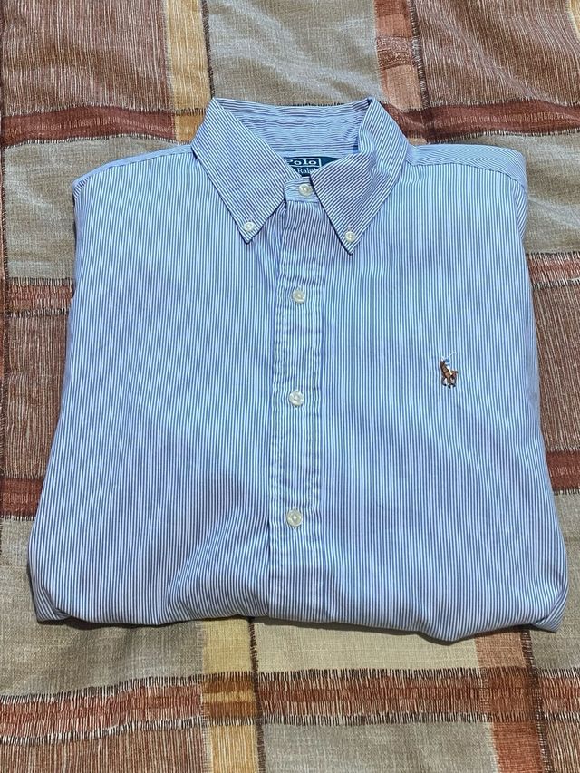 Camisa Polo Ralph Lauren Rayas Azules
