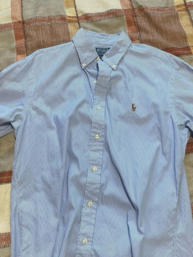 Camisa Polo Ralph Lauren Rayas Azules