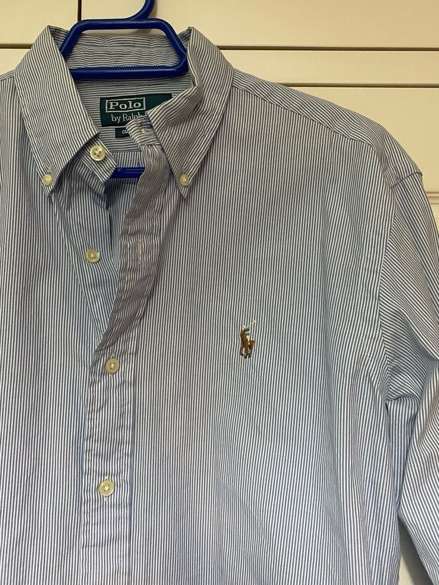 Camisa Polo Ralph Lauren Rayas Azules
