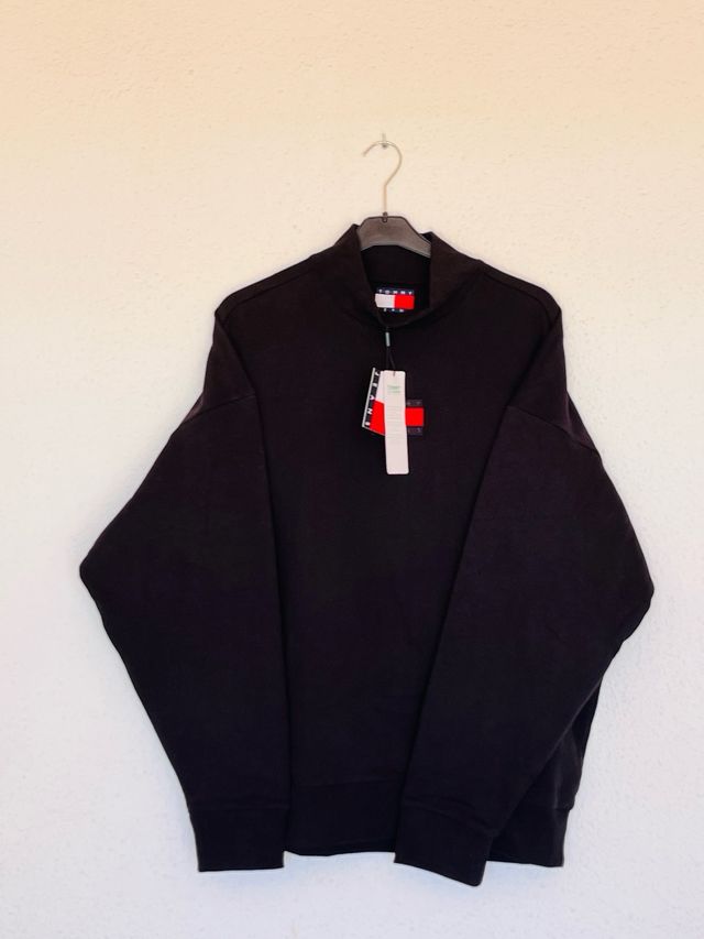 Sudadera Tommy Jeans Negra unisex